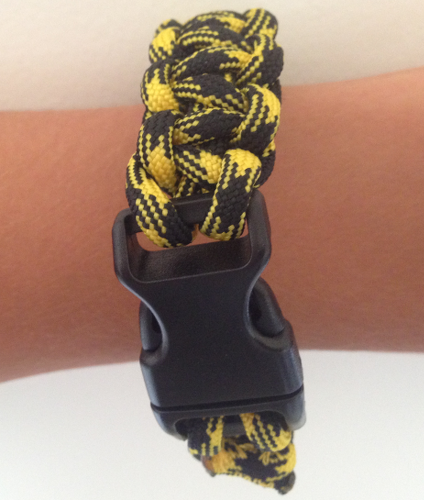 Sean's yellow and black paracord